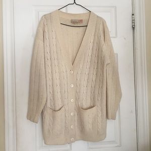 vintage slouchy cardigan
